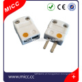 Conector de termopar macho e fêmea tipo MICC K